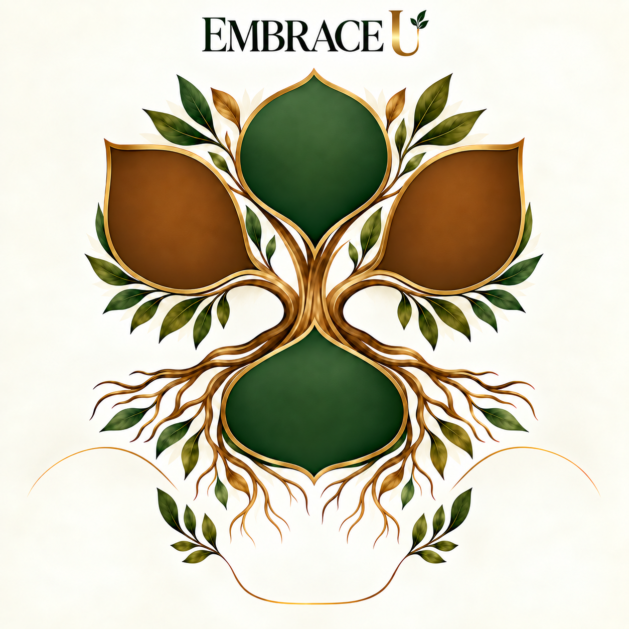 Embrace U business tree with Hair, Peps, Skin, Wellness, and Foundation
